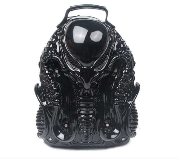 Punk Cyber Alien Backpack black