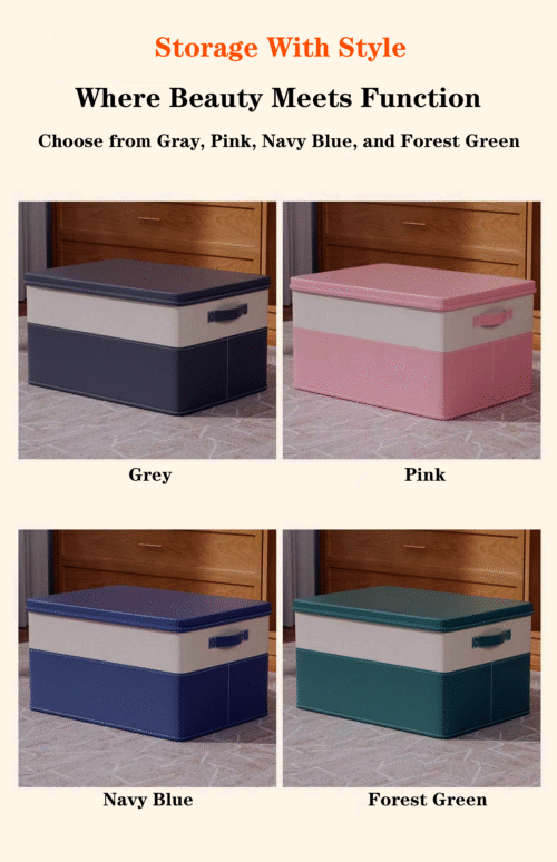 foldable storage box sizes