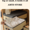 foldable storage box sizes