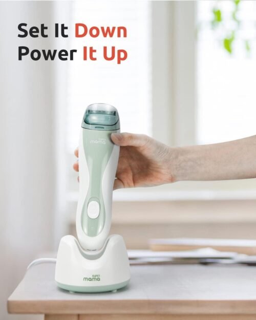 SUPERMAMA Baby Hair Clippers – Cordless, Waterproof, Quiet Hair Trimmer with Vacuum for Kids